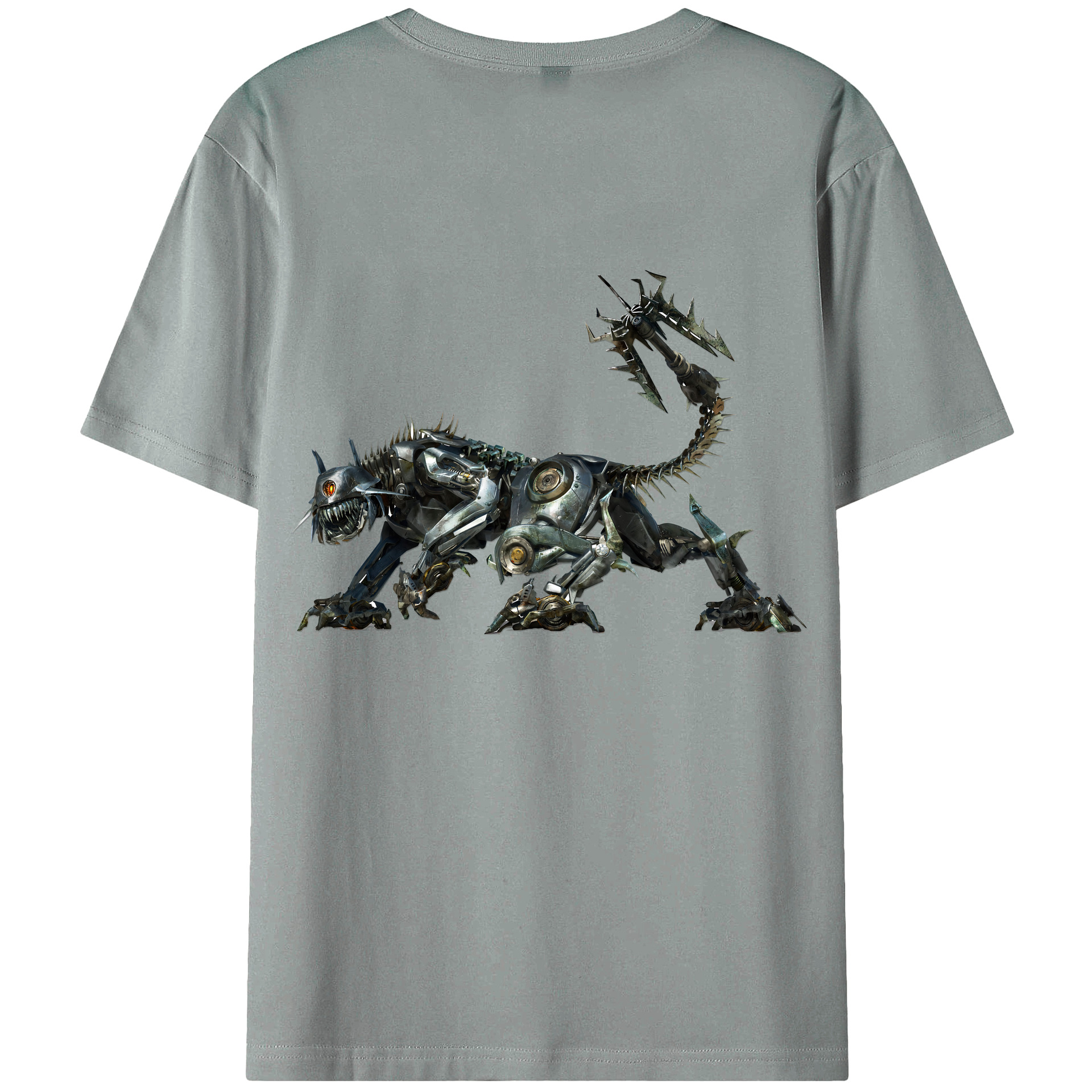 （画像用） Transformers トランスフォーマー 綿100％ メンズ半袖Tシャツ（バックプリント） 通気性